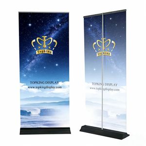 Support extérieur élégant et pliable avec design élégant et rangement intégré pour signalétique de 85 cm de large sur 200 cm de haut - Product Image 1