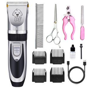 Cortadora de Pelo Eléctrica para Perros con Accesorios, Kit de Aseo Recargable para Recortar y Cuidar el Pelo de Mascotas - Product Image 1