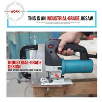 Scie sauteuse électrique 500W pour le travail du bois, machine à découper le bois pour le bricolage, outil de rénovation pour charpentier et construction de meubles domestiques