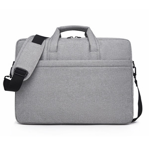 Sac pour ordinateur portable minimaliste, sacoche d'affaires, sac à bandoulière décontracté, couleur unie, grande capacité, portable, unisexe, nouveau sac pour ordinateur portable simple - Product Image 3