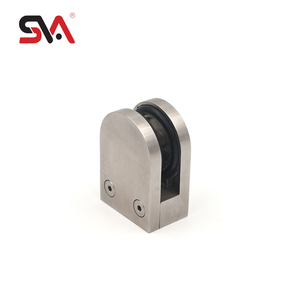 Có Thể Điều Chỉnh 90 Độ D Hình Dạng Kính Lan Can Kẹp Đúc Thép Không Gỉ Khách Sạn Cầu Thang Lan Can Khung Kính Cho Sàn Ứng Dụng - Product Image 2