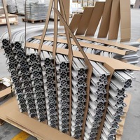 Perfil de Aluminio Industrial Curvado CNC Personalizado para Sistema de Manipulación de Carga Aérea ULD