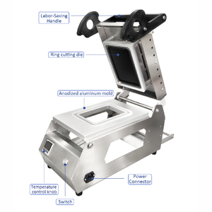 Machine de scellage semi-automatique électrique DQ-2 pour sacs alimentaires domestiques, portable, pour usage chimique, avec emballage de repas et de biscuits - Product Image 6