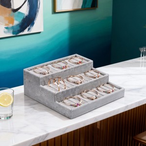 Présentoir Organisateur de Bagues et Bracelets pour Enfants AURORA de Luxe Léger à Trois Niveaux en Gros - Product Image 1