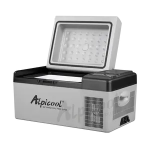 Alpicool C20 Điện 19.8L Xách Tay DC Máy Nén 12V USB Mini Tủ Lạnh Xe Tủ Lạnh Di Động Tủ Lạnh Tủ Đông Cắm Trại Tủ Lạnh