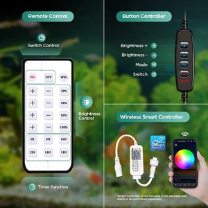 <span class=keywords><strong>Lominie</strong></span> Asta 20ถังน้ำจืด18W ไฟ <span class=keywords><strong>LED</strong></span> ตู้ปลาพร้อมรีโมทควบคุม - Product Image 5