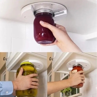 Outil de cuisine manuel, ouvre-bocal facile à saisir, ouvre-boîtes sous le comptoir, outils simples pour ouvrir les couvercles, ouvre-bocal sous l'armoire