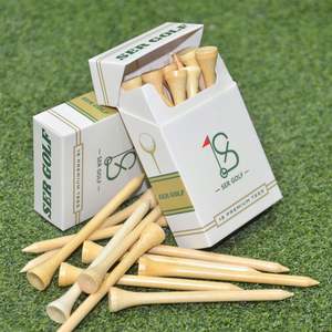 Paquete de Tees de Golf de Bambú con Logotipo Personalizado Gorufu Ti, Caja de Cigarrillos, 70mm 83mm - Product Image 5
