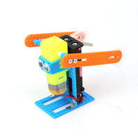 Kits d'expériences scientifiques DIY de robot skieur fait main, jouets éducatifs STEM pour enfants