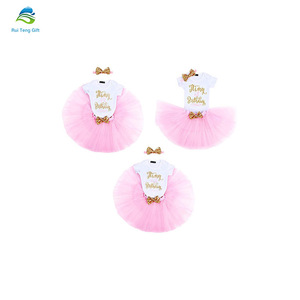 Venta bebé niña 1 año cumpleaños, <span class=keywords><strong>mi</strong></span> primer cumpleaños Tutu conjunto para 12 meses chicas - Product Image 2