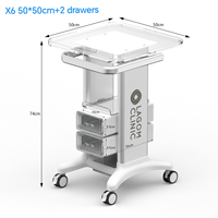 Chariot de transport pour équipement de beauté IPL laser, mobilier de salon, machine de cavitation, chariot de spa esthétique pour hôpitaux et usines