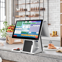 Ordinateur Windows 10, terminal de point de vente, système de point de vente 15,6 pouces, écran tactile, restaurant, café, machine tout-en-un