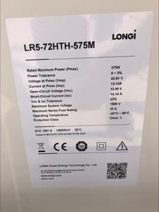 Longi Hi-Mo 6 Explorer LR5-72HTH 565-585เมตร575W 580W 585W - Product Image 4