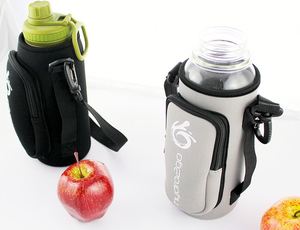 Sac bandoulière isotherme pour bouteille d'eau 25/32/40/64oz avec sangle et poches pour la randonnée, le camping et la salle de sport - Product Image 6