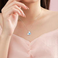 Ensemble de bijoux Daidan en argent 925, zircon de luxe, coquille, bijoux papillon pour femmes, tendance