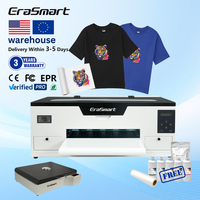 Imprimante DTF textile A3 avec deux têtes Xp600, 35 cm, Impresora DTF 220v/110v, prise US, machine DTF