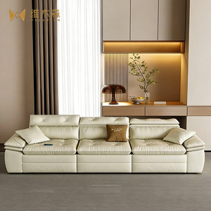 <strong>2026</strong> <strong>New</strong> zero Wall Cloud Leather Sofa Intelligent Electric Multifunctional Retractable Living Room Furniture Sofa Bed - Product Image 5