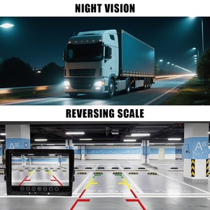 Sistema di Monitoraggio con Telecamera a 360 Gradi per Camion e Auto, Kit di Sicurezza Video Digitale AHD da 7 Pollici, Telecamera Posteriore e Anteriore - Product Image 4