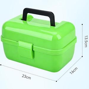 Hot verkopende mini draagbare visgerei opbergdoosje kleine gereedschapskist dubbelwandige PP opbergbox - Product Image 4