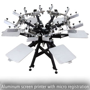 High Grade Cost Effective Six Color Screen Printing Press Machine Kit <b>for</b> Tshirt Printing - Product Image 6