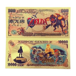 6 types de billets de banque America the Legend of <span class=keywords><strong>Zelda</strong></span> plaqués or 24 carats pour cadeaux - Product Image 3