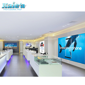 Điện Thoại Acc Cửa Hàng Trang Trí Điện Thoại Di Động Kiosk Thiết Kế Gỗ Kính Hiển Thị Tủ Điện Thoại Di Động Kiosk - Product Image 6