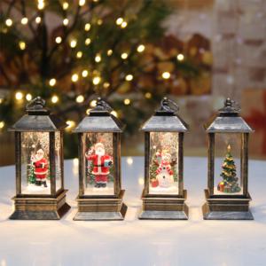 Nouveautés : Mini lanternes LED 1L blanc chaud, lumières de table LED pour la décoration de Noël et des fêtes à la maison - Product Image 1