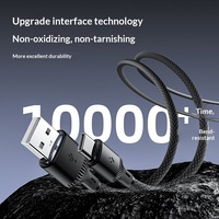 Cable de Carga Universal Tipo-C con Trenzado de Nailon, Transferencia de Datos de Alta Velocidad y Carga Rápida para Teléfonos Móviles