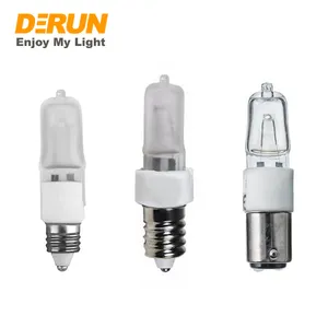 E14 E11 Ba15d Halogen JD Bóng Đèn Dimmable Glass rõ ràng Frosted 25W 39W 50W 75W , HAL-JD