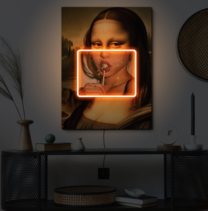 Peinture moderne, art mural, art de <span class=keywords><strong>bande</strong></span> dessinée LED, néon pop art, bandes lumineuses, indice de protection IP65, personnalisable - Product Image 2