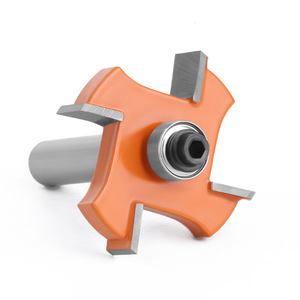 Fraise à rainurer pour le travail du bois 8 x 35 x 8 mm avec roulement à billes pour routeur électrique - Product Image 3