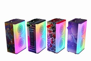 Blue tooth Speaker Portable karaoké Subwoofer Super Bass machine de karaoké pour enfants à vendre haut-parleur <span class=keywords><strong>graffiti</strong></span> avec micro - Product Image 2