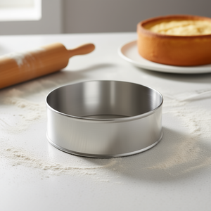 ชุดวงแหวนทำอาหารอเนกประสงค์ 2 ชิ้น อุปกรณ์ทำเค้กเมทัลเท็กซ์ ขนาด 6 แพ็ค - Product Image 3