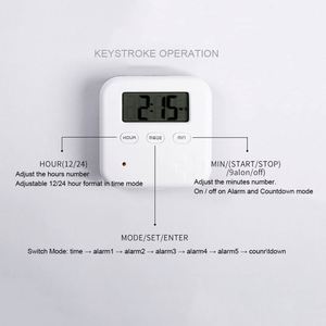 Organisateur électronique hebdomadaire 7 jours avec rappel par minuterie, boîte à pilules à 4 compartiments avec alarme - Product Image 6