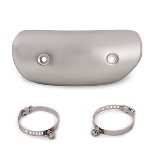 Motorcycle Exhaust Motorcycle Exhaust System Motorcycle Exhaust Carbon Fiber Cover Plate / Mid-Section Heat <b>Shield</b> / Heat <b>Guard</b> - Product Image 4