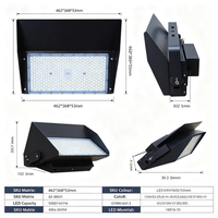 Projecteur LED ultra-mince pour terrains de pickleball et de badminton, lumière du jour 5000K, 300W, 240W, 200W, IP66