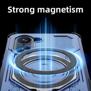 Bán Chạy Nhất Thời Trang Cứng Armor Chống Sốc Từ Trường Hợp Điện Thoại Với Kim Loại Chân Đế Đối Với <span class=keywords><strong>OnePlus</strong></span> 13 Series Ace 5 Racing Nord 4 - Product Image 4