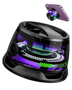Mini haut-parleur audio sans fil portable pour l'extérieur et la maison, éclairage LED RGB, horloge, magnétique, téléphone portable - Product Image 1