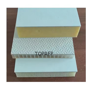 Panel Sándwich de Alta Calidad de Fibra de Vidrio FRP GRP XPS PU PP con Núcleo de Panal - Product Image 1