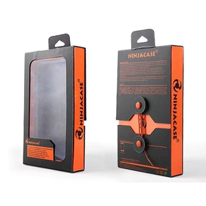 Tùy chỉnh bao bì hộp giấy boxcustom in với móc áo USB Cáp sạc hộp PVC cửa sổ điện thoại Phụ kiện Kraft đóng gói EL - Product Image 2