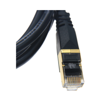 OEM 3M 10ft U/UTP Cat.6 kabel Patch Ethernet jaket PVC jaringan kabel komputer datar kabel Jumper Lan RJ45