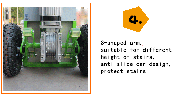Hot sale electric stair-climbing cart/electric stair climber electric stair climber machine hand truck troll