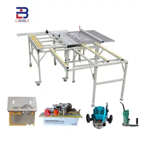 LB550 Woodworking machinery precision small sliding table board saw wood cutting saw table panel saw