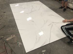 Piastrella in Ceramica Smaltata da Pavimento in Gres Porcellanato Effetto Marmo Bianco 600x600 al Miglior Prezzo del Fornitore - Product Image 4