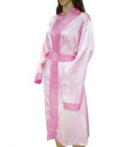 Bata de satén corta para mujer, ideal para bodas, fiestas nupciales, damas de honor, ropa de dormir, batas de baño sedosas, ropa de estar por casa de verano, regalo promocional - Product Image 2