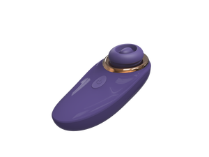 欢乐空间成人性玩具女性防水二合一硅胶阴蒂吸盘和吸乳刺激器自慰器 - Product Image 2