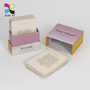 Jeu de cartes d'affirmation positive pour la <span class=keywords><strong>santé</strong></span> mentale quotidienne avec impression personnalisée et support en bois - Product Image 5