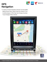 Radio Mobil Android14 12.1'' Carplay Gaya Vertikal, GPS Navi, Pemutar Multimedia Stereo Layar untuk Ford Expedition 2015-2017 DSP 4G