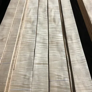 Bán buôn Figured Maple Veneer tấm gỗ tự nhiên Maple gỗ Figured Maple gỗ Veneer ván ép 0.45mm cho đồ nội thất