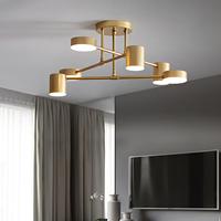 Lampe de plafond moderne en fer et acrylique, style nordique minimaliste, lustre pour salon, décoration de chambre à coucher de luxe, lumière artistique design